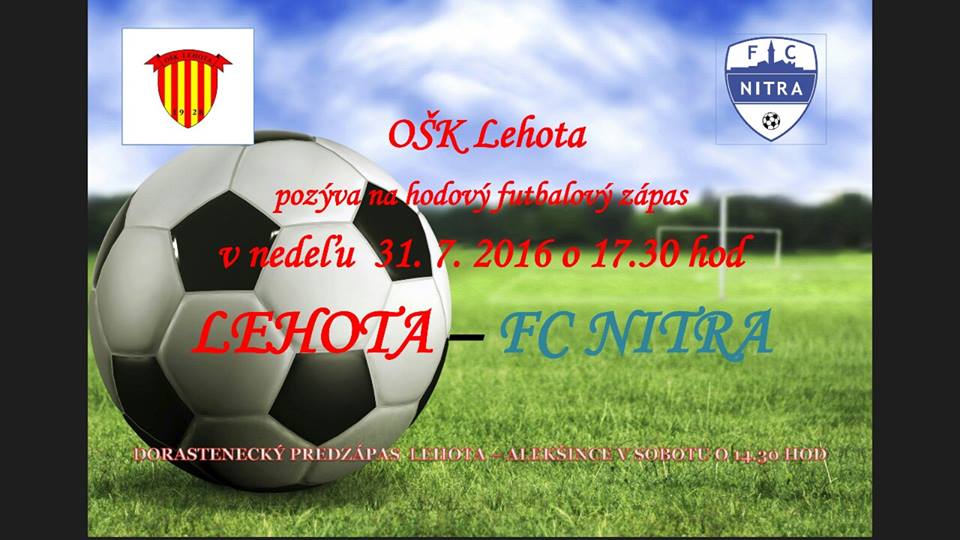 Photo of Do Lehoty príde na hody FC Nitra!