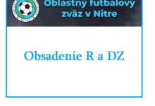 Photo of Obsadenie R a DZ ObFZ Nitra, zmeny 24. kolo a 25. kolo